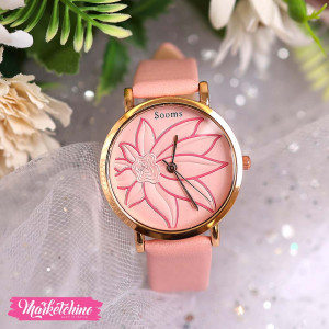 Watch For Women-Pink Flower