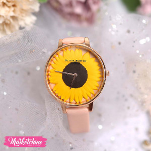 Watch For Women-Pink Sun Flower