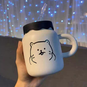 Ceramic Jar Mug-Bunny 