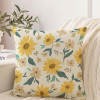 Floral Pattern Cushion Cover Without Filler