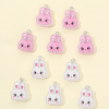 10pcs Cartoon Rabbit Head DIY Pendant