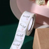 1roll Slogan Graphic Gift Wrapping Sticker