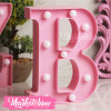 Decorative Letter B-Pink