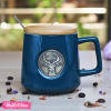 Ceramic Mug-Olive Deer 