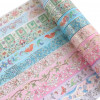 12 Rolls Flower & Butterfly Pattern Washi Tape