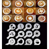 Template for Decorating coffee (set of 10)