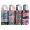 24 Rolls Flower Print Washi Tape ( 200 CM )