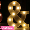 Decorative Letter &-White