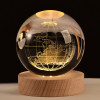 Crystal Ball 3D Earth- L ( 8CM )c