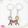 2Pcs Of Creative Cartoon Figure Designed Keychain