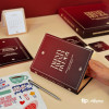 Box Daily planner - Maroon ( 2025 )