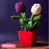 Flower Vase Crochet 