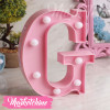Decorative Letter N-Pink