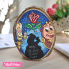 Wooden Tableau-Beauty & Beast