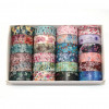 24 Rolls Flower Print Washi Tape ( 200 CM )