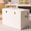 9 Drawers Stationery Organizer Box With Random Sticker-Pink