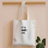 Letter Graphic Shopper Bag