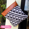 Cross Bag Crochet-Black&White 