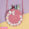Crochet Cross Bag - Daisy Flower 