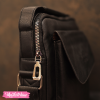 Leather Cross Bag For Men - Jeep - Large 