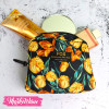 Make Up Bag-yellow tulip