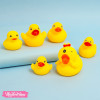 6Pcs Toy Squeeze Silicone Duck