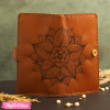 Leather Wallet-Flower