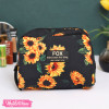 Make Up Bag-Sun Flower