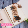 Leather Bookmark-Books