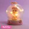 Glass Lighting Lamp-Pink Girl 
