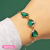 Bracelet-Green Crystal