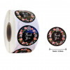 500 pcs Flower & Slogan Graphic Gift Sticker