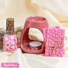 Porcelain censer With Candle-Coconut &vanilla