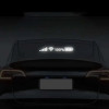 Reflective Phone Signal Battery Pattern Car Sticker