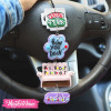 Polymer Clay Car Charm-Friends
