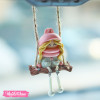 Polymer Clay Car Charm-Winter Girl