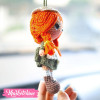 Mini Doll-Crochet-Anne (15 cm )