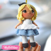 Mini Doll-Crochet-Alice (14 cm )