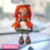 Mini Doll-Crochet-Anne (15 cm )