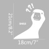 Cartoon Duck Print Car Sticker