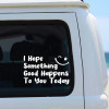 1pc Slogan Graphic Car Sticker