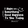 1pc Slogan Graphic Car Sticker