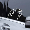 Cartoon Graphic Car Sticker