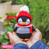 Mini Doll Crochet - Penguins (15 cm )