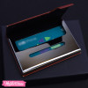 Magnetic Card Case-Brown
