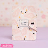 Leather Card Case-Pink Flamingo 