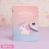 Leather Card Case-Unicorn 1