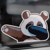 Panda Graphic Car Sticker