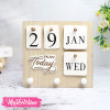 Wooden Calendar/Hanger-Beige 