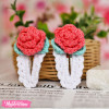 Crochet Hairclips-Flower (Set Of 2 )